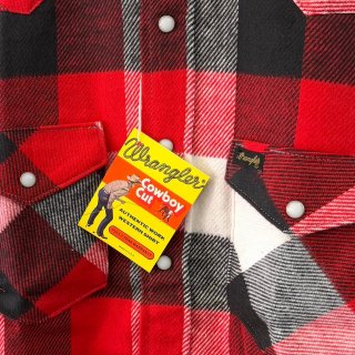 <img class='new_mark_img1' src='https://img.shop-pro.jp/img/new/icons1.gif' style='border:none;display:inline;margin:0px;padding:0px;width:auto;' />dead stock  wrangler  work western flannel shirts . made in usa . size 15 1/2 .