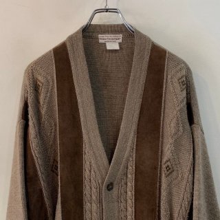 <img class='new_mark_img1' src='https://img.shop-pro.jp/img/new/icons1.gif' style='border:none;display:inline;margin:0px;padding:0px;width:auto;' />ڡ NORM THOMPSON  knit cardigan . made in Italy . size large .