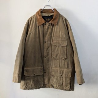 <img class='new_mark_img1' src='https://img.shop-pro.jp/img/new/icons1.gif' style='border:none;display:inline;margin:0px;padding:0px;width:auto;' />old  Eddie Bauer  waxed cotton down jacket . made in usa .size m .