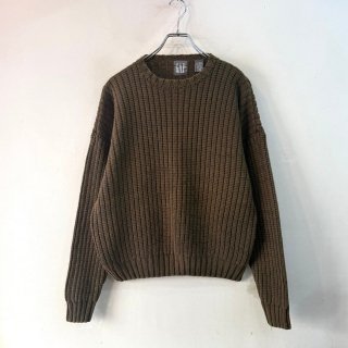 <img class='new_mark_img1' src='https://img.shop-pro.jp/img/new/icons1.gif' style='border:none;display:inline;margin:0px;padding:0px;width:auto;' />old  GAP  ramie  cotton rib knit sweater . size large .