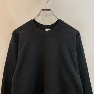 <img class='new_mark_img1' src='https://img.shop-pro.jp/img/new/icons1.gif' style='border:none;display:inline;margin:0px;padding:0px;width:auto;' />1980s  FRUIT OF THE LOOM  black solid sweatshirts . made in usa . size large .