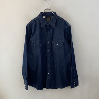 <img class='new_mark_img1' src='https://img.shop-pro.jp/img/new/icons1.gif' style='border:none;display:inline;margin:0px;padding:0px;width:auto;' />dead stock!!! 1960s  BB BRAND denim western shirts . size ~1/2 .