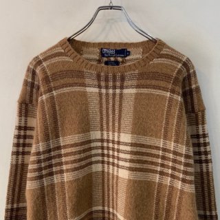 <img class='new_mark_img1' src='https://img.shop-pro.jp/img/new/icons1.gif' style='border:none;display:inline;margin:0px;padding:0px;width:auto;' />1990s  Ralph Lauren  wool x alpaca knit sweater . size s .