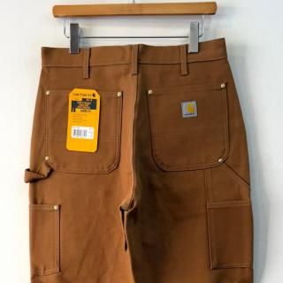 <img class='new_mark_img1' src='https://img.shop-pro.jp/img/new/icons1.gif' style='border:none;display:inline;margin:0px;padding:0px;width:auto;' />new  carhartt  brown duck double knee painter pants . made in usa . size 32 x 32 .
