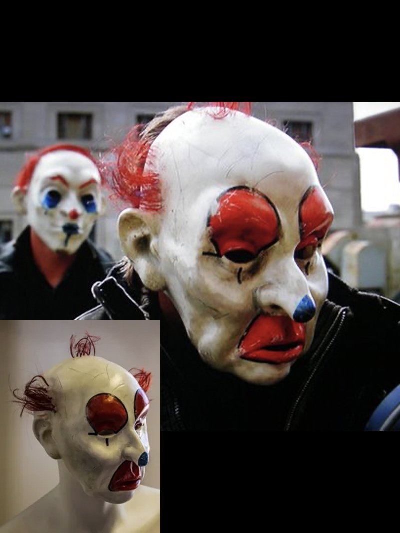 ダークナイトのピエロのマスク（仮面）| Dopey - 映画レプリカ・映画革ジャン通販店のHOLLYWOOD VILLAGE