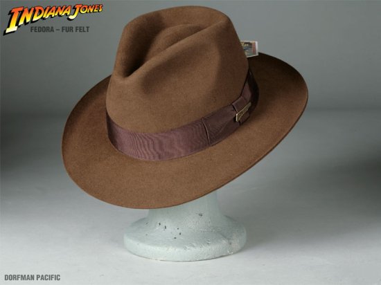 インディ・ジョーンズ 帽子 Dorfman Pacific社製オフィシャルモデル 