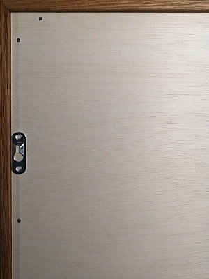 木枠の鏡 オーク材 H630×W530×D25mm