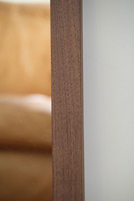 木枠の姿見 ブラックウォルナット 120cm×40cm