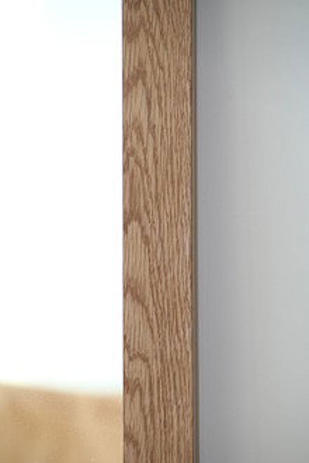 木枠の姿見 オーク（楢） 150cm×45cm