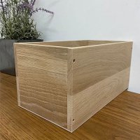 オークのシンプルな木箱 Ｓサイズ  (150×165×300mmサイズ)