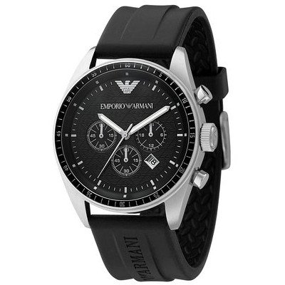 エンポリオアルマーニ腕時計/メンズ/AR0527/ブラックダイアル/スポーツ 