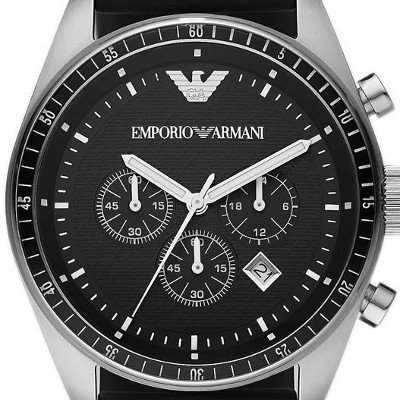 エンポリオアルマーニ腕時計/メンズ/AR0527/ブラックダイアル