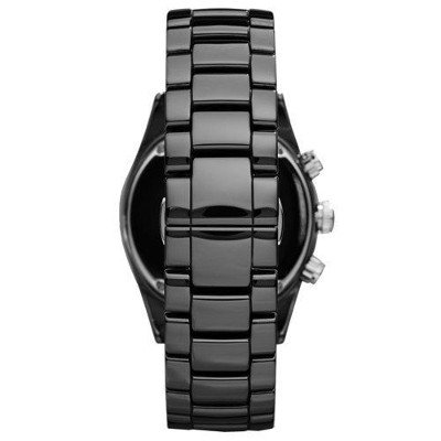 エンポリオアルマーニ腕時計/メンズ/AR1455/ブラックダイアル/ブラック 