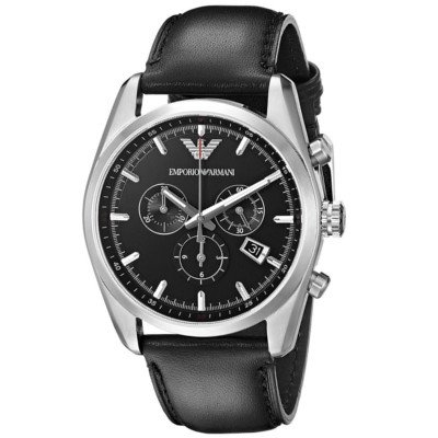 エンポリオアルマーニ腕時計/メンズ/AR6039/ブラックダイアル/スポーツ