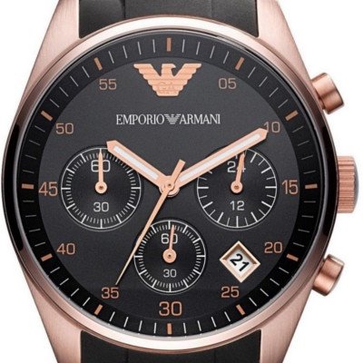 エンポリオアルマーニ腕時計/レディース/AR5906/ブラックダイアル 