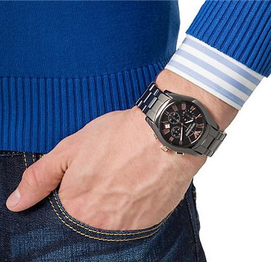 エンポリオアルマーニ腕時計/ペアウォッチ/メンズAR1410/レディース