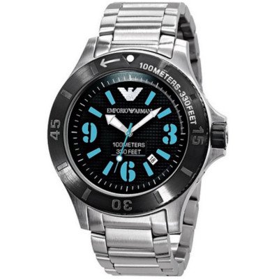 海外限定モデル】エンポリオアルマーニ腕時計/メンズ/AR0630/ブラック