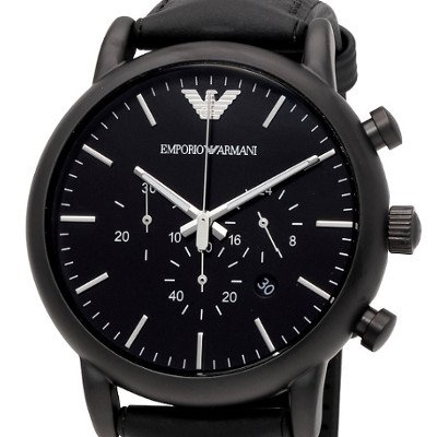 エンポリオアルマーニ腕時計/メンズ/AR1970/ブラックダイアル/ルイージ 