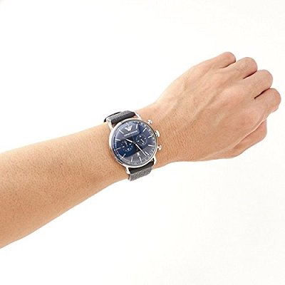 エンポリオアルマーニ腕時計/メンズ/AR11105/ブルーダイアル/クロノグラフ/アビエーター - 【Armani-Side】