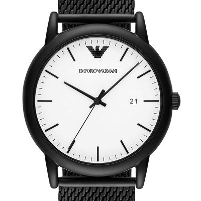 エンポリオアルマーニ腕時計/メンズ/AR11046/ホワイトダイアル 