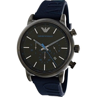 エンポリオアルマーニ腕時計/メンズ/AR11023/ブラックダイアル 