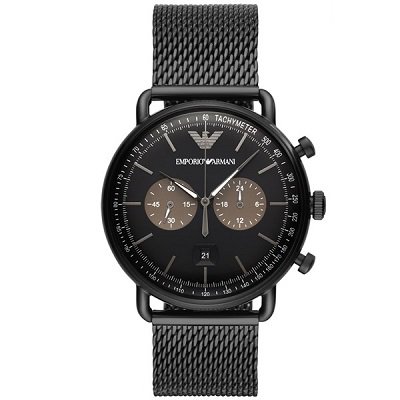 エンポリオアルマーニ腕時計/メンズ/AR11142/ブラックダイアル
