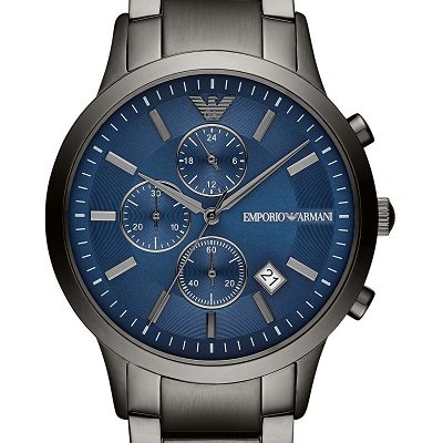 エンポリオアルマーニ腕時計/メンズ/AR11215/ブルーダイアル/レナート