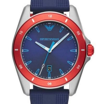 エンポリオアルマーニ腕時計/メンズ/AR11217/ブルーダイアル/シグマ 