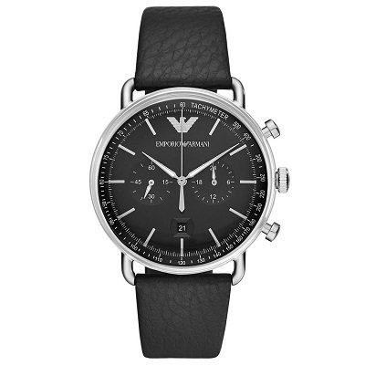 エンポリオアルマーニ腕時計/メンズ/AR11143/ブラックダイアル/クロノグラフ/アビエーター - 【Armani-Side】