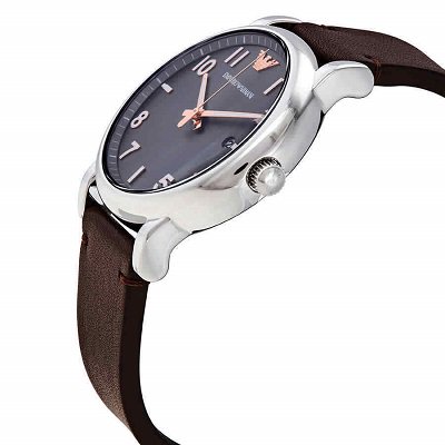 エンポリオアルマーニ腕時計/メンズ/AR11175/グレーダイアル/ブラウン 