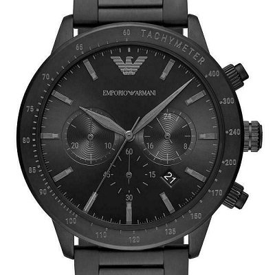 エンポリオアルマーニ腕時計/メンズ/AR11242/ブラックダイアル/マリオ/クロノグラフ - 【Armani-Side】