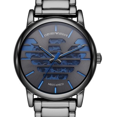 エンポリオアルマーニ腕時計/メンズ/AR60029/スケルトンダイアル/自動 