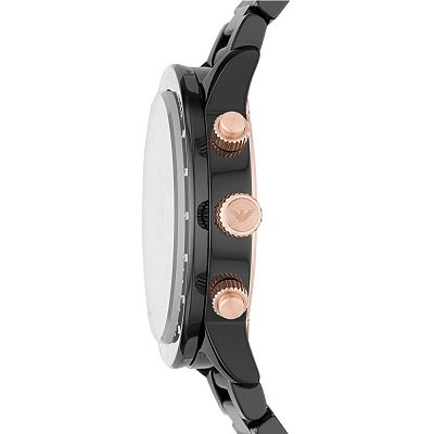 【2021年新作モデル】エンポリオアルマーニ腕時計/メンズ/AR70002/ブラックダイアル/セラミカ/ブラックベルト - 【Armani-Side】
