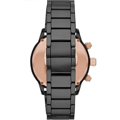【2021年新作モデル】エンポリオアルマーニ腕時計/メンズ/AR70002/ブラックダイアル/セラミカ/ブラックベルト - 【Armani-Side】