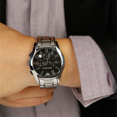 エンポリオアルマーニ腕時計/メンズ/AR0673/ブラックダイアル/クラシック - 【Armani-Side】