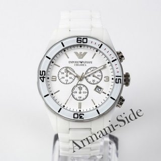 ホワイト 白 文字盤 エンポリオアルマーニ Emporio Armani時計の通販店舗 Armani Side