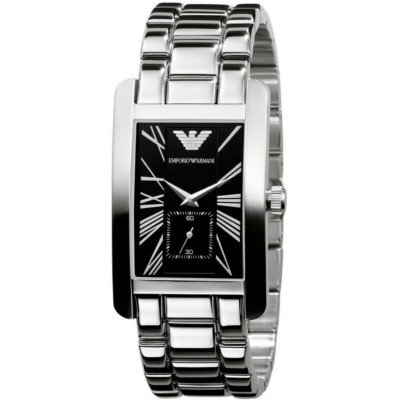 エンポリオアルマーニ腕時計/メンズ/AR0156/ブラックダイアル