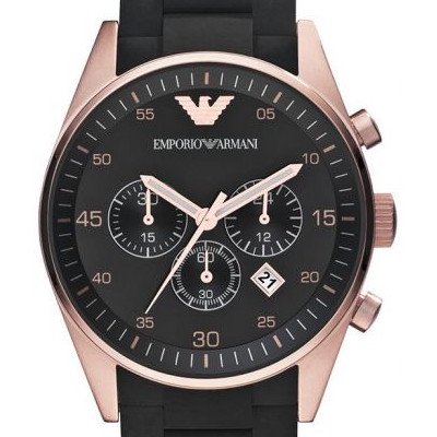 エンポリオアルマーニ腕時計/メンズ/AR5905/ブラックダイアル/スポーツ 