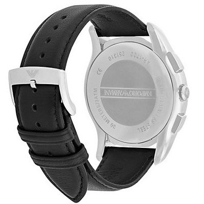 エンポリオアルマーニ腕時計/メンズ/AR1700/ブラックダイアル/クラシック/クロノグラフ/ローマンインデックス - 【Armani-Side】