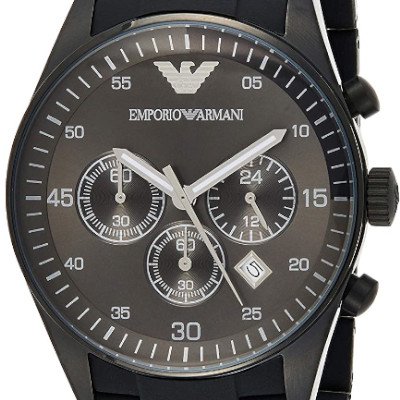 エンポリオアルマーニ腕時計/メンズ/AR5889/ブラックダイアル/スポーツ 