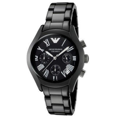 エンポリオアルマーニ腕時計/レディース/AR1401/ブラックダイアル/クロノグラフ/セラミカ - 【Armani-Side】