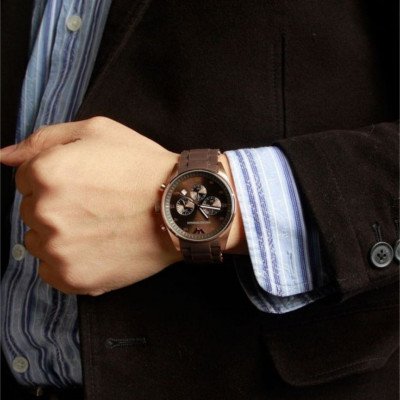 エンポリオアルマーニ腕時計/メンズ/AR5890/ブラウンダイアル/スポーツ