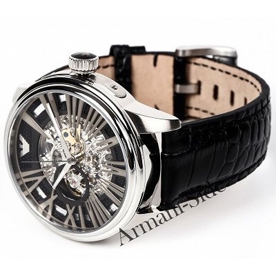 エンポリオアルマーニ腕時計/メンズ/AR4629/スケルトンダイアル 