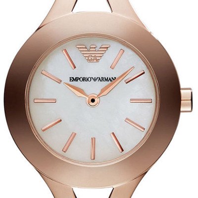 エンポリオアルマーニ腕時計/レディース/AR7354/ホワイトシェル 