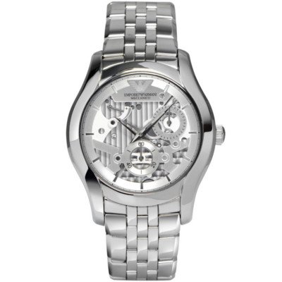 エンポリオアルマーニ腕時計/メンズ/AR4676/シルバーダイアル/メカニコ/自動巻き - 【Armani-Side】