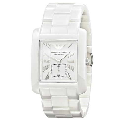 EMPORIO ARMANI White Ceramic ウォッチ 腕時計 | www.innoveering.net