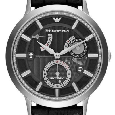 エンポリオアルマーニ腕時計/メンズ/AR4664/ブラックダイアル/メカニコ 