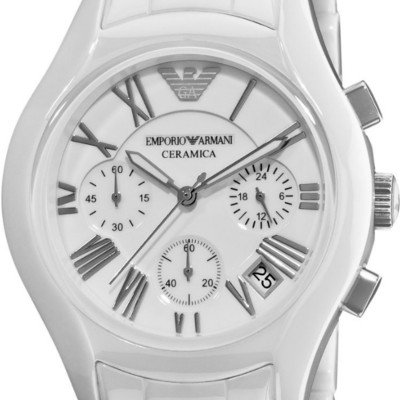 エンポリオアルマーニ腕時計/レディース/AR1404/ホワイトダイアル 