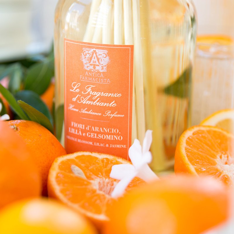 Orange Blossom, Lilac & Jasmine -オレンジブロッサム, ライラック＆ジャスミン／ルーム ディフューザー 500mL |  アンティカ ファルマシスタ 日本公式ホームページ