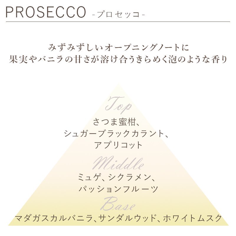 Prosecco -プロセッコ／ルームディフューザー 250mL | アンティカ ファルマシスタ 日本公式サイト